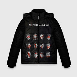 Куртка зимняя для мальчика Thirteen Reasons Why, цвет: 3D-черный