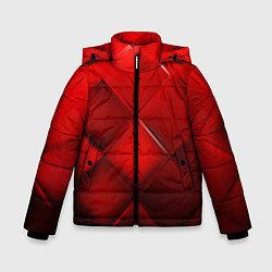 Зимняя куртка для мальчика Red squares