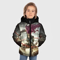 Куртка зимняя для мальчика Darksiders Warrior, цвет: 3D-светло-серый — фото 2