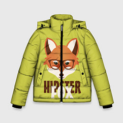 Куртка зимняя для мальчика Hipster Fox, цвет: 3D-красный