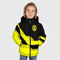 Куртка зимняя для мальчика BVB FC: Yellow style, цвет: 3D-красный — фото 2