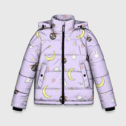 Куртка зимняя для мальчика Сейлор Мур, цвет: 3D-черный