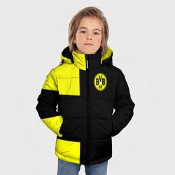 Куртка зимняя для мальчика BVB FC: Black style, цвет: 3D-черный — фото 2