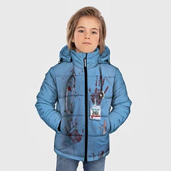 Куртка зимняя для мальчика Костюм врача кровь, цвет: 3D-черный — фото 2