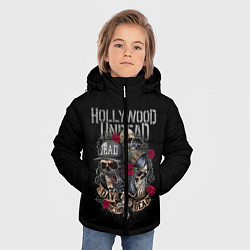 Куртка зимняя для мальчика Day of the Dead, HU, цвет: 3D-черный — фото 2