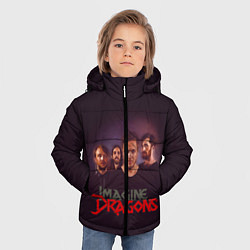 Куртка зимняя для мальчика Группа Imagine Dragons, цвет: 3D-светло-серый — фото 2