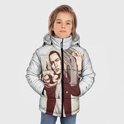 Куртка зимняя для мальчика Eminem: Street Music, цвет: 3D-красный — фото 2