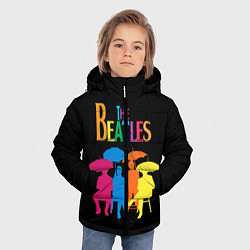Куртка зимняя для мальчика The Beatles: Colour Rain, цвет: 3D-красный — фото 2