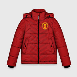 Куртка зимняя для мальчика Manchester United: Red Lines, цвет: 3D-светло-серый