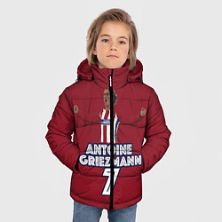 Куртка зимняя для мальчика Antoine Griezmann 7, цвет: 3D-черный — фото 2