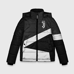 Куртка зимняя для мальчика FC Juventus: Sport Geometry, цвет: 3D-черный