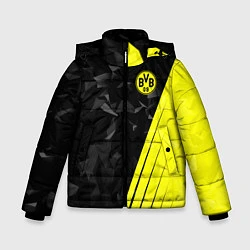 Куртка зимняя для мальчика FC Borussia Dortmund: Abstract, цвет: 3D-черный