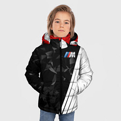 Куртка зимняя для мальчика BMW M: Poly Sport, цвет: 3D-черный — фото 2