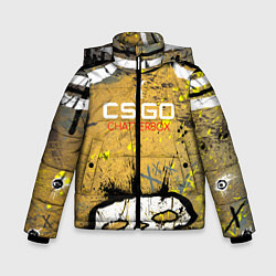 Куртка зимняя для мальчика Cs:go - Chatterbox 2022 Щелкунчик, цвет: 3D-черный