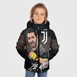 Куртка зимняя для мальчика Джанлуиджи Буффон, цвет: 3D-красный — фото 2