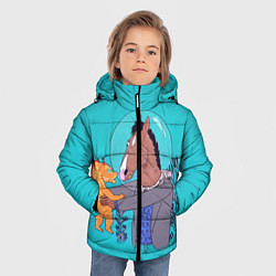Куртка зимняя для мальчика BoJack, цвет: 3D-красный — фото 2