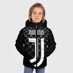 Куртка зимняя для мальчика FC Juventus: Black Lines, цвет: 3D-черный — фото 2