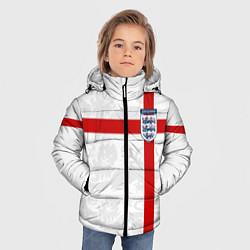 Куртка зимняя для мальчика Сборная Англии, цвет: 3D-светло-серый — фото 2