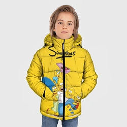 Куртка зимняя для мальчика Simpsons Family, цвет: 3D-черный — фото 2