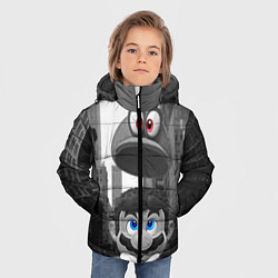 Куртка зимняя для мальчика Super Mario: Citizen Odyssey, цвет: 3D-черный — фото 2