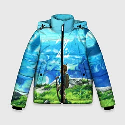 Куртка зимняя для мальчика Z-Link, цвет: 3D-черный