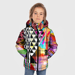 Куртка зимняя для мальчика RGB Geometry, цвет: 3D-красный — фото 2