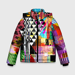 Зимняя куртка для мальчика RGB Geometry
