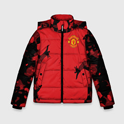 Куртка зимняя для мальчика FC Manchester United: Red Original, цвет: 3D-светло-серый