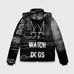 Куртка зимняя для мальчика Watch Dogs: Hacker, цвет: 3D-черный