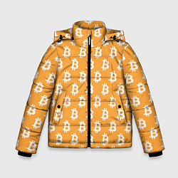 Куртка зимняя для мальчика BTC Pattern, цвет: 3D-светло-серый