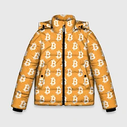 Куртка зимняя для мальчика BTC Pattern, цвет: 3D-черный