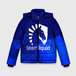 Куртка зимняя для мальчика Team Liquid: Polygons, цвет: 3D-светло-серый