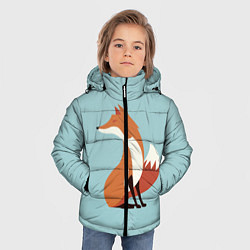 Куртка зимняя для мальчика Minimal Fox, цвет: 3D-светло-серый — фото 2
