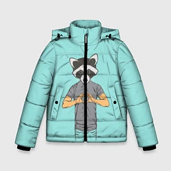 Зимняя куртка для мальчика Влюбленный мистер енот
