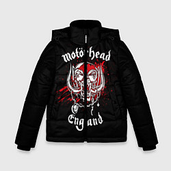 Куртка зимняя для мальчика Motorhead England, цвет: 3D-черный