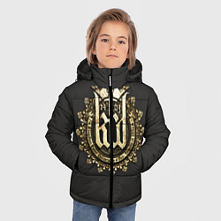 Куртка зимняя для мальчика Kingdom Come: Deliverance Logo, цвет: 3D-красный — фото 2