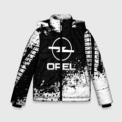 Куртка зимняя для мальчика Opel: Black Spray, цвет: 3D-черный