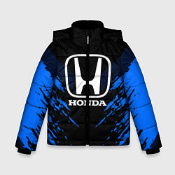 Куртка зимняя для мальчика Honda: Blue Anger, цвет: 3D-красный