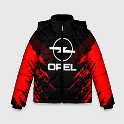 Куртка зимняя для мальчика Opel: Red Anger, цвет: 3D-черный