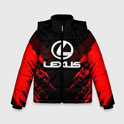 Куртка зимняя для мальчика Lexus: Red Anger, цвет: 3D-черный