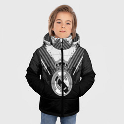 Куртка зимняя для мальчика FC Real Madrid: Black Style, цвет: 3D-красный — фото 2