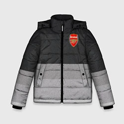 Зимняя куртка для мальчика ФК Арсенал: Серый стиль