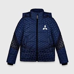 Куртка зимняя для мальчика Mitsubishi: Sport Motors, цвет: 3D-светло-серый