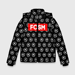 Куртка зимняя для мальчика FCSM Supreme, цвет: 3D-черный