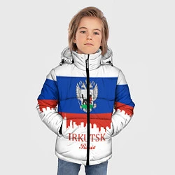 Куртка зимняя для мальчика Irkutsk: Russia, цвет: 3D-красный — фото 2