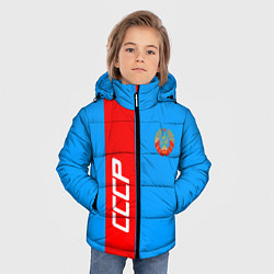 Куртка зимняя для мальчика СССР: Blue Collection, цвет: 3D-черный — фото 2