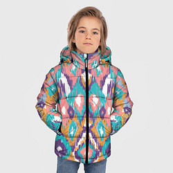 Куртка зимняя для мальчика Африканский стиль, цвет: 3D-черный — фото 2