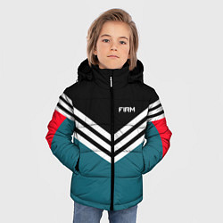 Куртка зимняя для мальчика Firm 90s: Arrows Style, цвет: 3D-светло-серый — фото 2