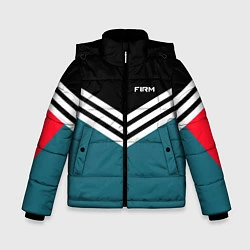 Куртка зимняя для мальчика Firm 90s: Arrows Style, цвет: 3D-черный