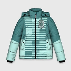 Куртка зимняя для мальчика Сборная Испании: Вратарская ЧМ-2018, цвет: 3D-черный